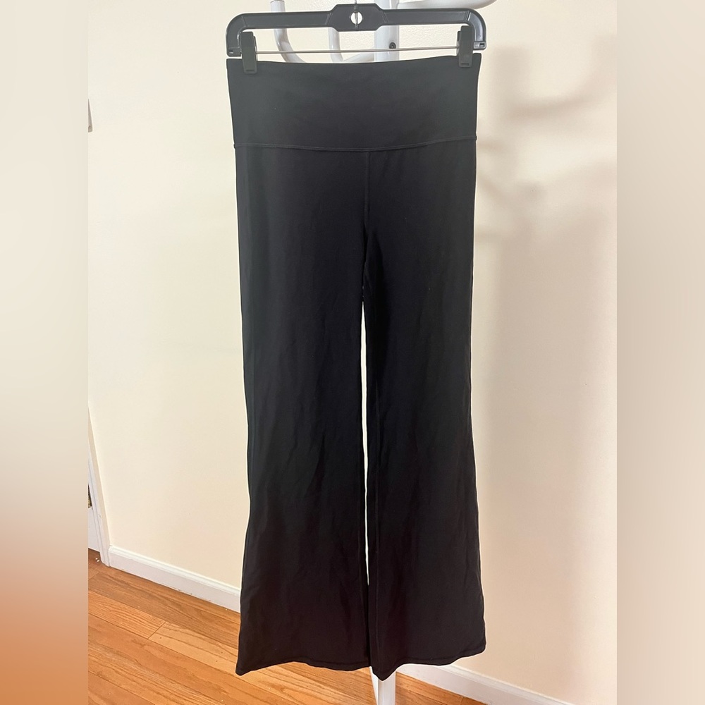 Athleta Elation Flare Pant Black Medium Regular